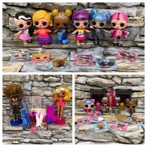 Exclusive LOL Surprise OMG Movie Magic Studios Dolls Pets Award Accessories Lot
